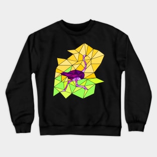 Colourful geometric ostrich Crewneck Sweatshirt